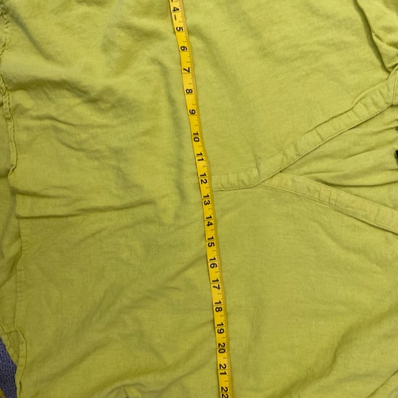 Marc New York Bright Yellow Linen Blend Top Lightweight Breathable Bold Spring - Picture 4 of 4